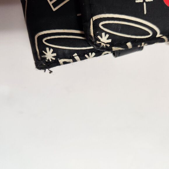 Disney Park Trifold Wallet/Wristlet Black W Mickey Mouse Castle - Picture 12 of 15